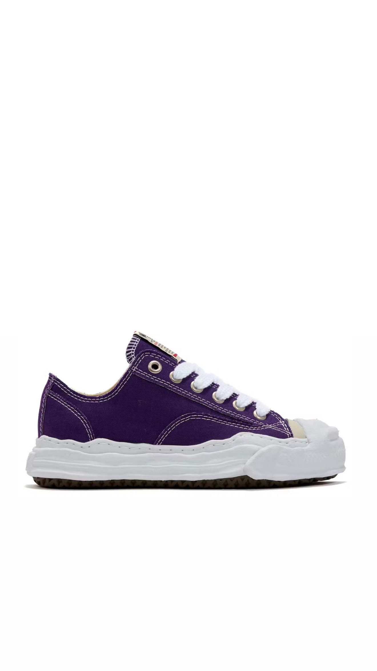 MAlSON MlHARA YASUHlRO Hank OG Sole Canvas Low Purple