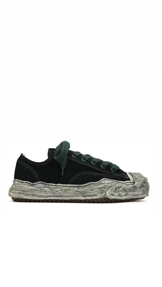 MAlSON MlHARA YASUHlRO Hank OG Sole Suede Low Green