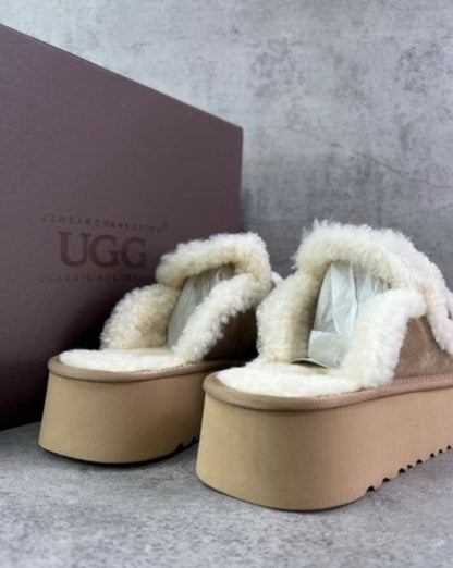 UG Chloe Fluffy Platform Scuff